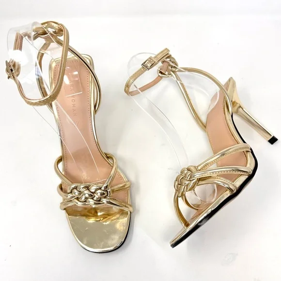 Zara Woman Gold High Heel - Picture 6 of 16